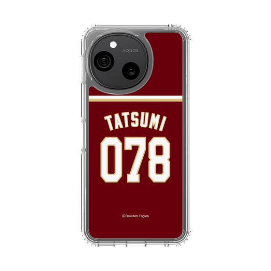 スリムプロテクションケース［ 楽天イーグルス - #078 Tatsumi - ビジター ］