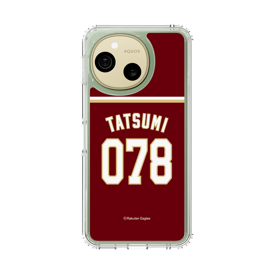 スリムプロテクションケース［ 楽天イーグルス - #078 Tatsumi - ビジター ］