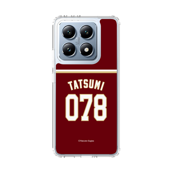 スリムプロテクションケース［ 楽天イーグルス - #078 Tatsumi - ビジター ］