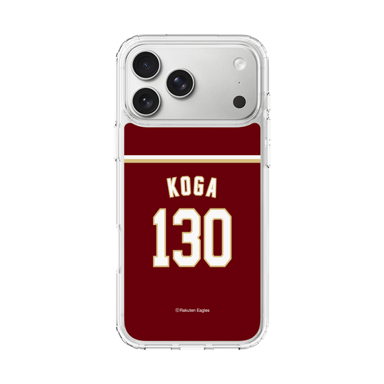 スリムプロテクションケース［ 楽天イーグルス - #130 Koga - ビジター ］
