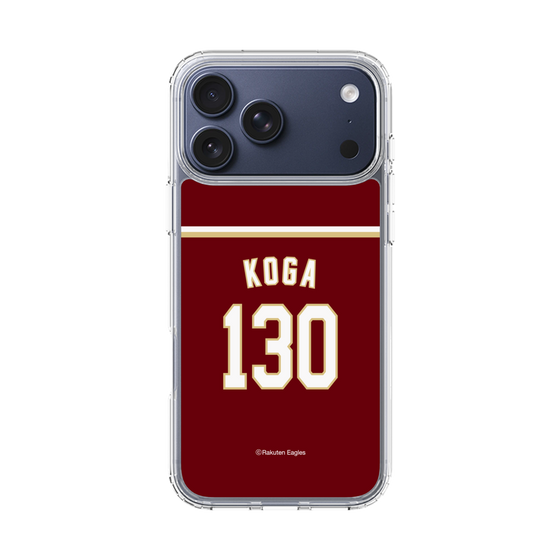 スリムプロテクションケース［ 楽天イーグルス - #130 Koga - ビジター ］