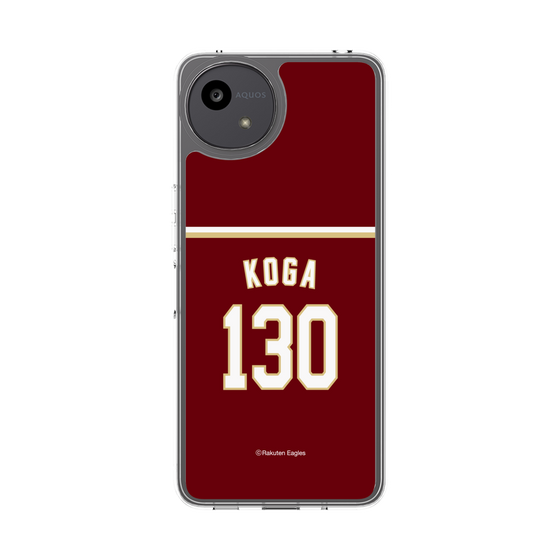 スリムプロテクションケース［ 楽天イーグルス - #130 Koga - ビジター ］
