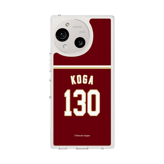 スリムプロテクションケース［ 楽天イーグルス - #130 Koga - ビジター ］