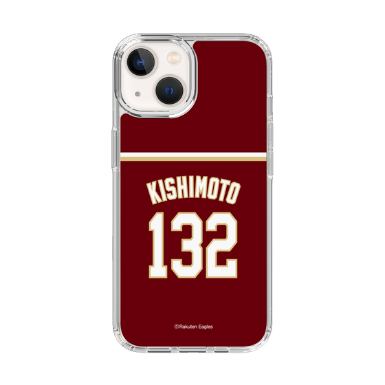 スリムプロテクションケース［ 楽天イーグルス - #132 Kishimoto -ビジター ］