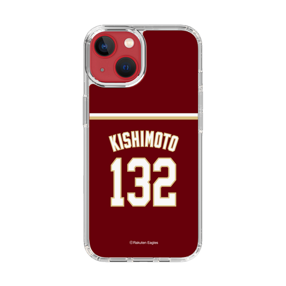 スリムプロテクションケース［ 楽天イーグルス - #132 Kishimoto -ビジター ］