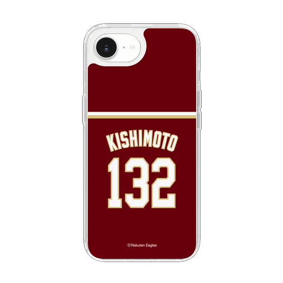 スリムプロテクションケース［ 楽天イーグルス - #132 Kishimoto -ビジター ］