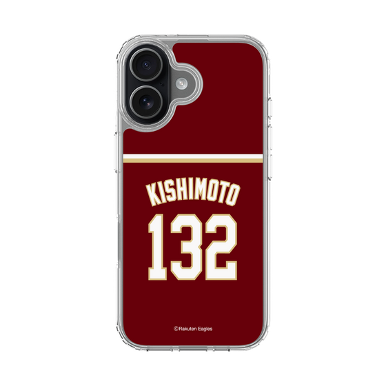 スリムプロテクションケース［ 楽天イーグルス - #132 Kishimoto - ビジター ］