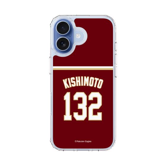 スリムプロテクションケース［ 楽天イーグルス - #132 Kishimoto - ビジター ］