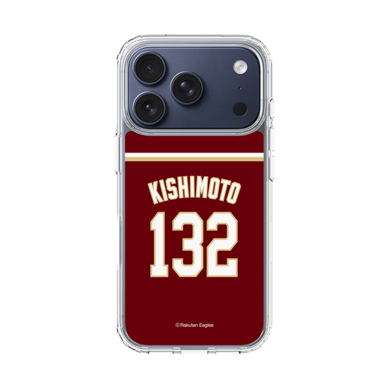 スリムプロテクションケース［ 楽天イーグルス - #132 Kishimoto - ビジター ］