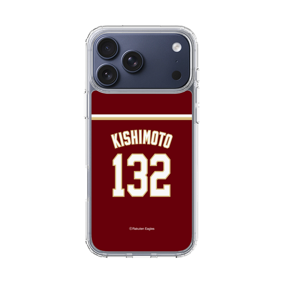 スリムプロテクションケース［ 楽天イーグルス - #132 Kishimoto - ビジター ］