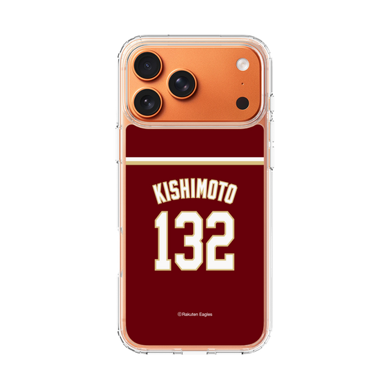 スリムプロテクションケース［ 楽天イーグルス - #132 Kishimoto - ビジター ］