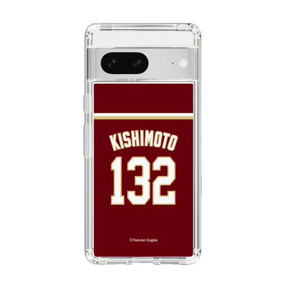 スリムプロテクションケース［ 楽天イーグルス - #132 Kishimoto -ビジター ］