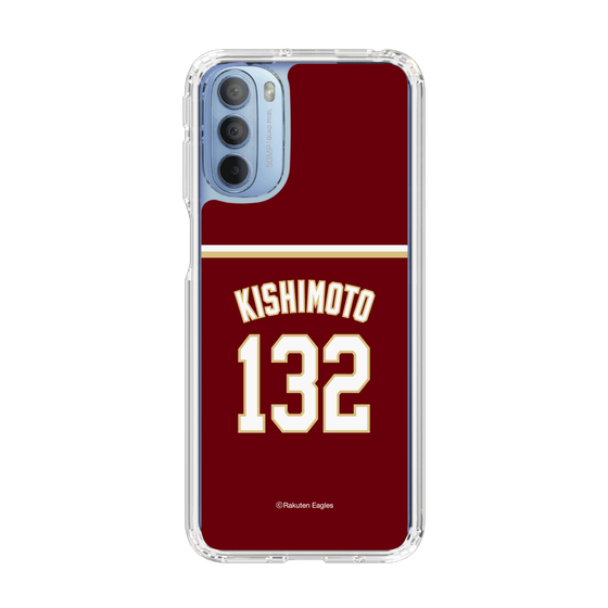 スリムプロテクションケース［ 楽天イーグルス - #132 Kishimoto -ビジター ］