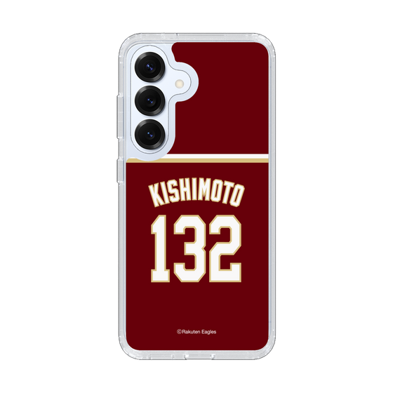 スリムプロテクションケース［ 楽天イーグルス - #132 Kishimoto -ビジター ］