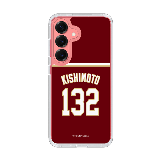 スリムプロテクションケース［ 楽天イーグルス - #132 Kishimoto -ビジター ］