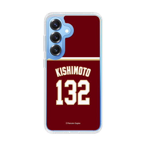 スリムプロテクションケース［ 楽天イーグルス - #132 Kishimoto -ビジター ］