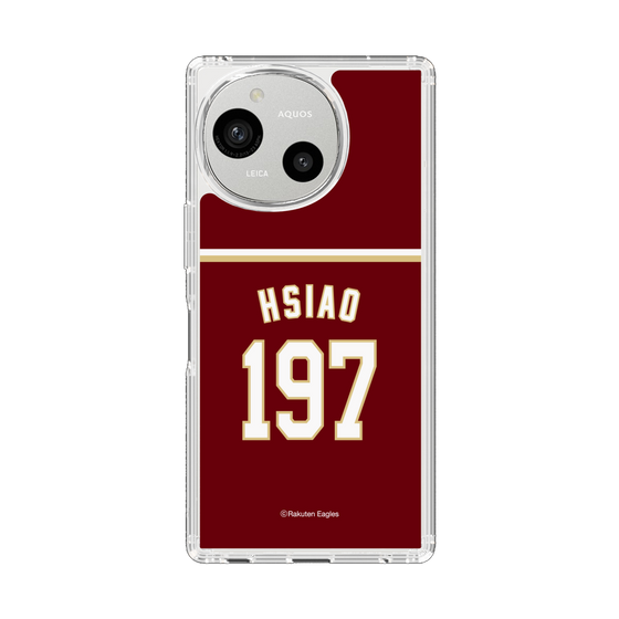 スリムプロテクションケース［ 楽天イーグルス - #197 Hsiao - ビジター ］