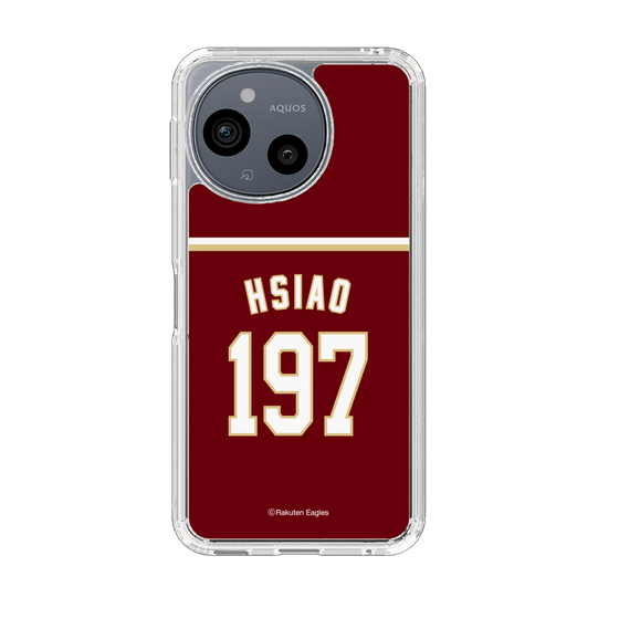 スリムプロテクションケース［ 楽天イーグルス - #197 Hsiao - ビジター ］