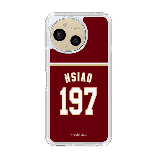 スリムプロテクションケース［ 楽天イーグルス - #197 Hsiao - ビジター ］