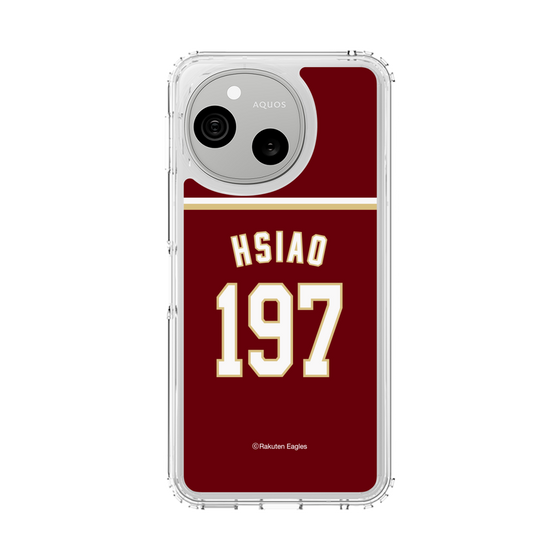 スリムプロテクションケース［ 楽天イーグルス - #197 Hsiao - ビジター ］