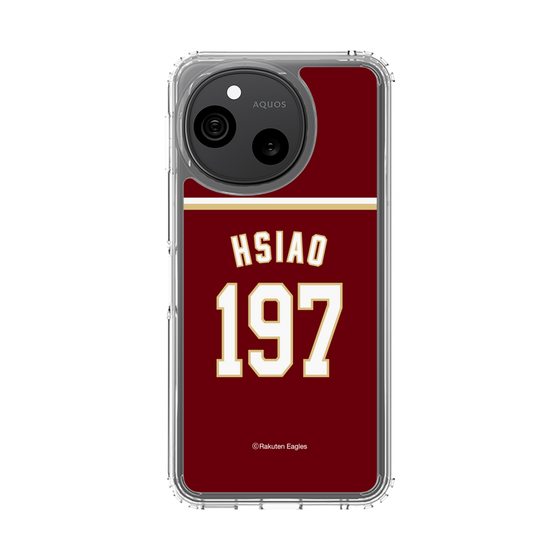 スリムプロテクションケース［ 楽天イーグルス - #197 Hsiao - ビジター ］