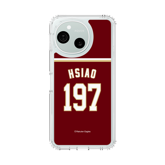 スリムプロテクションケース［ 楽天イーグルス - #197 Hsiao - ビジター ］