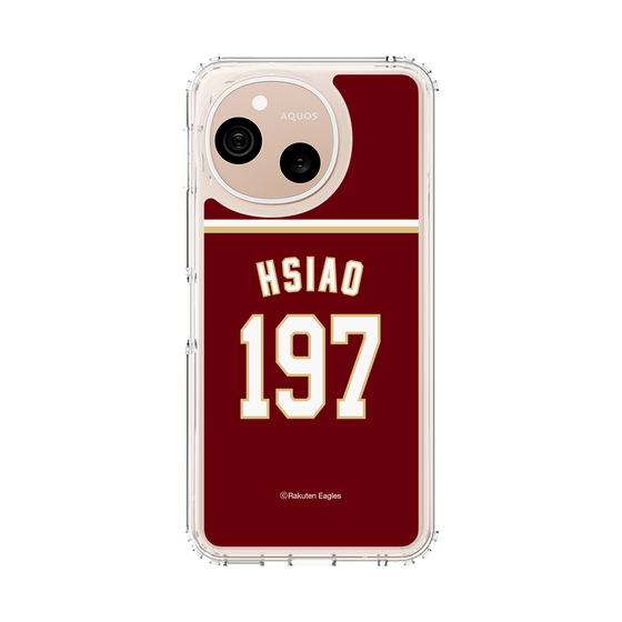 スリムプロテクションケース［ 楽天イーグルス - #197 Hsiao - ビジター ］