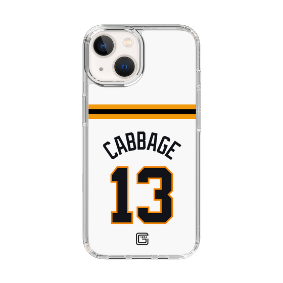 スリムプロテクションケース［ 読売ジャイアンツ - #13 CABBAGE - ホーム ］
