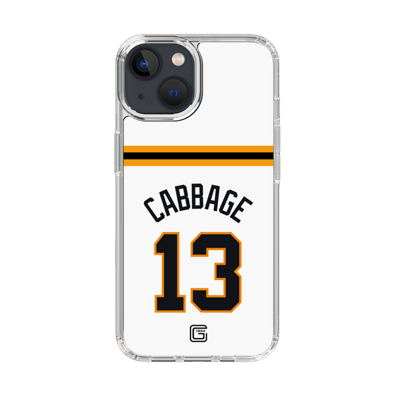 スリムプロテクションケース［ 読売ジャイアンツ - #13 CABBAGE - ホーム ］