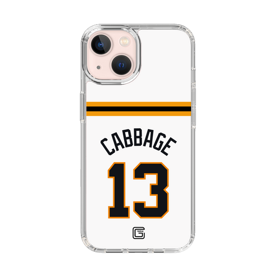 スリムプロテクションケース［ 読売ジャイアンツ - #13 CABBAGE - ホーム ］