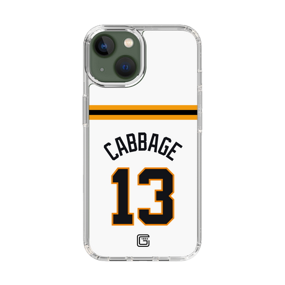 スリムプロテクションケース［ 読売ジャイアンツ - #13 CABBAGE - ホーム ］
