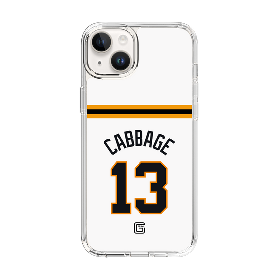 スリムプロテクションケース［ 読売ジャイアンツ - #13 CABBAGE - ホーム ］
