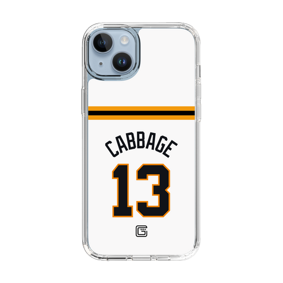スリムプロテクションケース［ 読売ジャイアンツ - #13 CABBAGE - ホーム ］