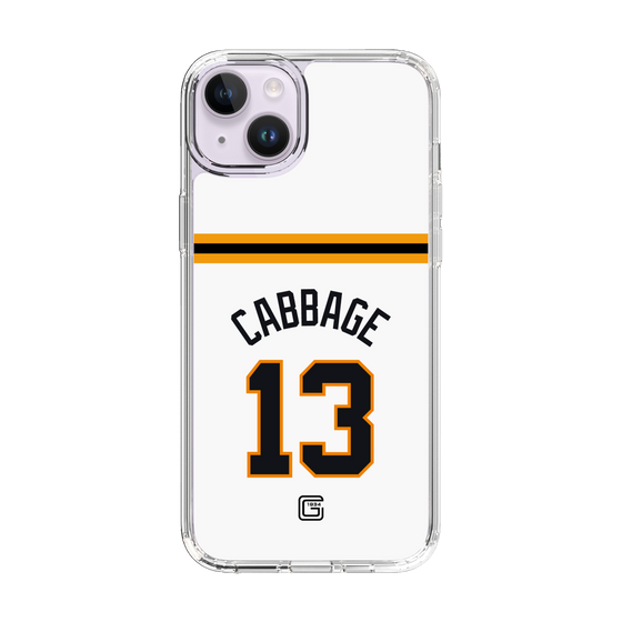 スリムプロテクションケース［ 読売ジャイアンツ - #13 CABBAGE - ホーム ］