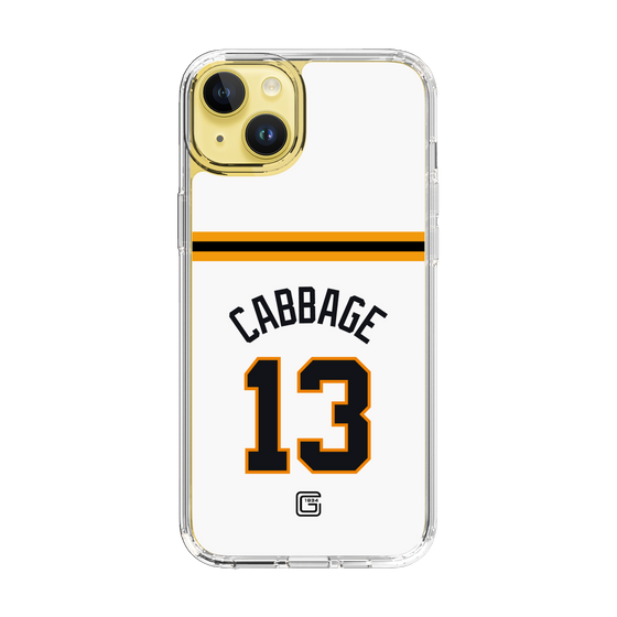 スリムプロテクションケース［ 読売ジャイアンツ - #13 CABBAGE - ホーム ］