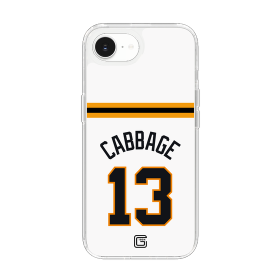 スリムプロテクションケース［ 読売ジャイアンツ - #13 CABBAGE - ホーム ］