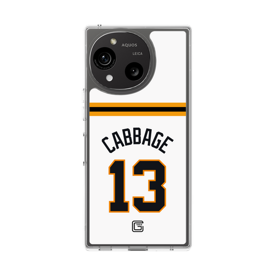 スリムプロテクションケース［ 読売ジャイアンツ - #13 CABBAGE - ホーム ］