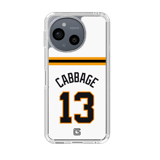 スリムプロテクションケース［ 読売ジャイアンツ - #13 CABBAGE - ホーム ］