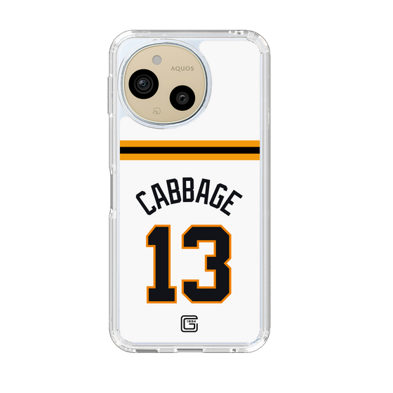 スリムプロテクションケース［ 読売ジャイアンツ - #13 CABBAGE - ホーム ］