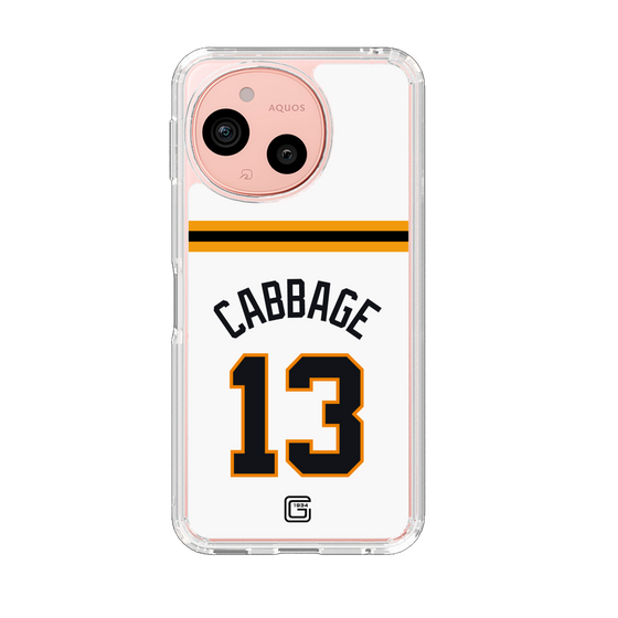 スリムプロテクションケース［ 読売ジャイアンツ - #13 CABBAGE - ホーム ］