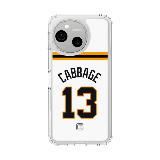 スリムプロテクションケース［ 読売ジャイアンツ - #13 CABBAGE - ホーム ］