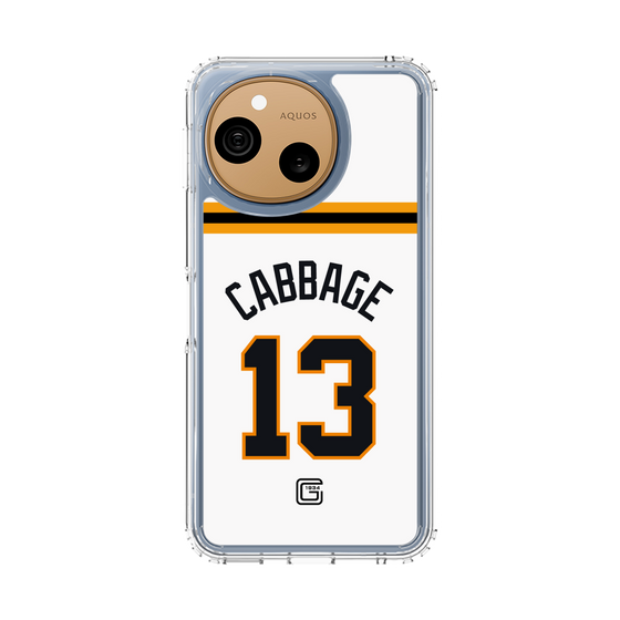 スリムプロテクションケース［ 読売ジャイアンツ - #13 CABBAGE - ホーム ］