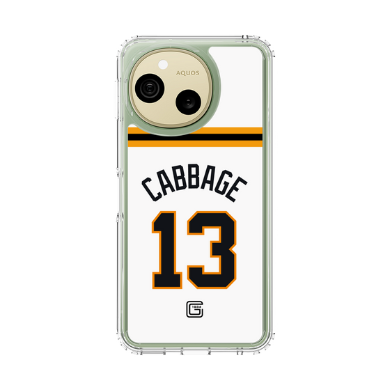 スリムプロテクションケース［ 読売ジャイアンツ - #13 CABBAGE - ホーム ］