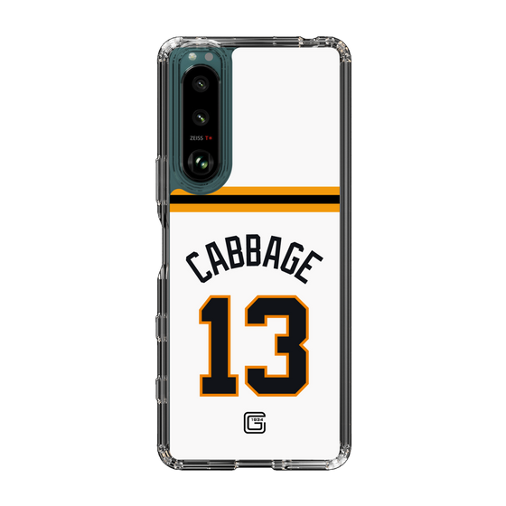 スリムプロテクションケース［ 読売ジャイアンツ - #13 CABBAGE - ホーム ］