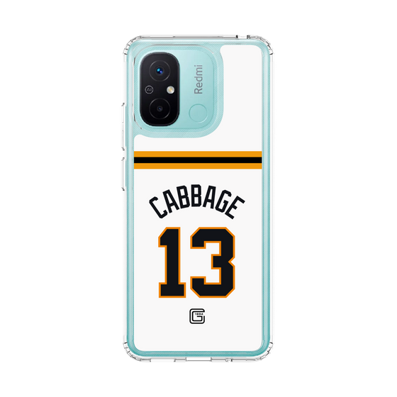 スリムプロテクションケース［ 読売ジャイアンツ - #13 CABBAGE - ホーム ］