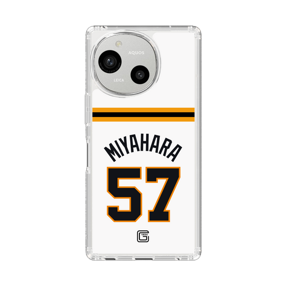 スリムプロテクションケース［ 読売ジャイアンツ - #57 MIYAHARA - ホーム ］