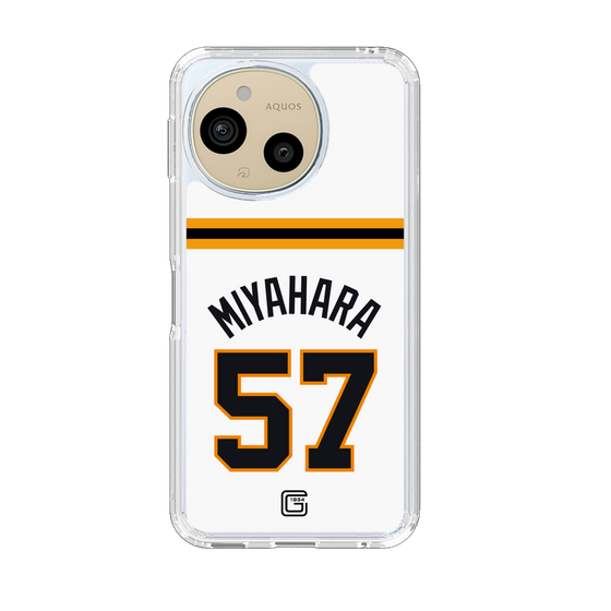 スリムプロテクションケース［ 読売ジャイアンツ - #57 MIYAHARA - ホーム ］