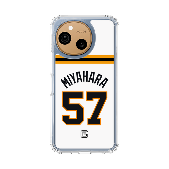 スリムプロテクションケース［ 読売ジャイアンツ - #57 MIYAHARA - ホーム ］
