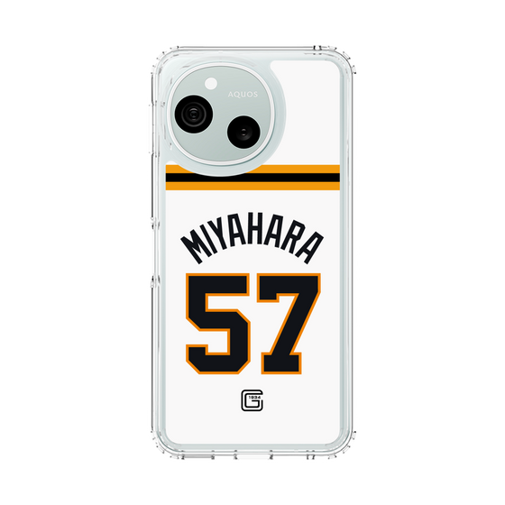 スリムプロテクションケース［ 読売ジャイアンツ - #57 MIYAHARA - ホーム ］