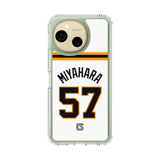 スリムプロテクションケース［ 読売ジャイアンツ - #57 MIYAHARA - ホーム ］